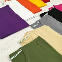 تیشرت‌ ساده رنگی جنس نخ پنبه | فروشگاه سلام مامانی