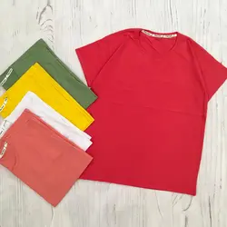 تیشرت‌ ساده رنگی جنس نخ پنبه | فروشگاه سلام مامانی