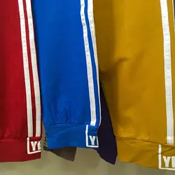 شلوار اسلش بغل نواردار طرح YES