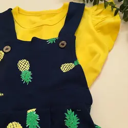 ست تیشرت و بیلر طرح آناناس