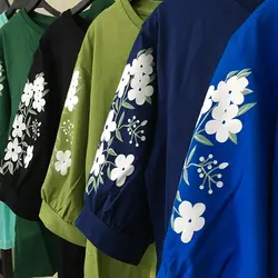 خرید و قیمت تیشرت زنانه آستین سه ربع گلدار چاپی