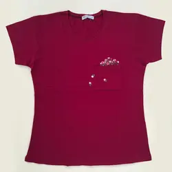 خرید و قیمت تیشرت جیب گلدوزی در 2 سایز | فروشگاه سلام مامانی