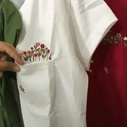 خرید و قیمت تیشرت جیب گلدوزی در 2 سایز | فروشگاه سلام مامانی