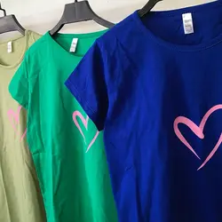 خرید و قیمت تیشرت زنانه طرح قلب در فروشگاه سلام مامانی