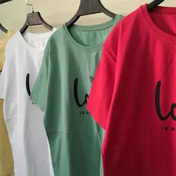 خرید و قیمت تیشرت زنانه طرح loveدر فروشگاه سلام مامانی
