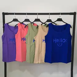 خرید و قیمت تاپ زنانه فانتزی طرح HELLO