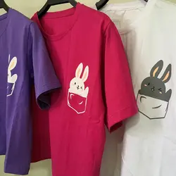 خرید و قیمت تیشرت کراپ طرح فانتزی خرگوش کوچولو | پوشاک سلام مامانی