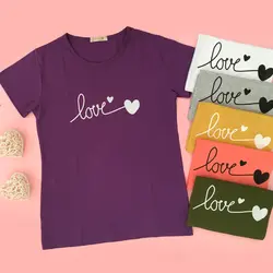 خرید و قیمت تیشرت زنانه طرح love در 2 سایز |  سلام مامانی