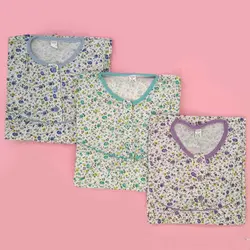 پیراهن بارداری و شیردهی نخی ترک در 3 سایز