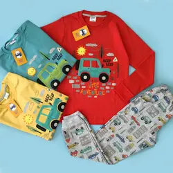 خرید و قیمت ست بلوز و شلوار اسلش پسرانه سایز 45 تا 55