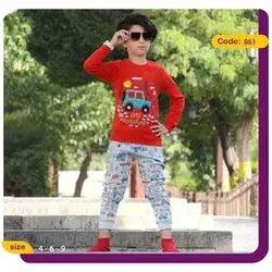 خرید و قیمت ست بلوز و شلوار اسلش پسرانه سایز 45 تا 55