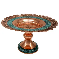 شیرینی خوری فیروزه کوب مدل لب شبکه سایز 3