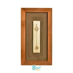 تابلو چوبی طرح فاطمه الزهرا (س) مجموعه سیاه مشق