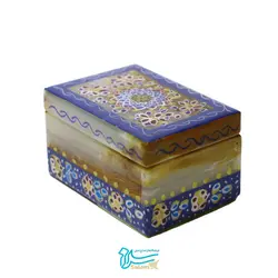 جعبه مرمر طرح تذهیب پرکار سایز 7 در 5