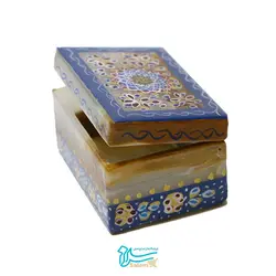 جعبه مرمر طرح تذهیب پرکار سایز 7 در 5