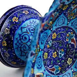 شیرینی خوری میناکاری 20 سانتی متر اثر کهن