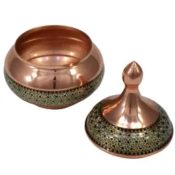 قندان مس و خاتم سایز 2