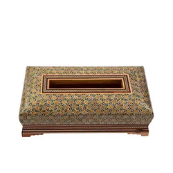 جا دستمال خاتم طرح تخمه دار و پروارو