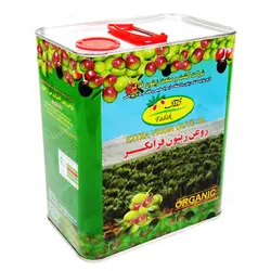 روغن زیتون ارگانیک فدک - ۳ لیتر