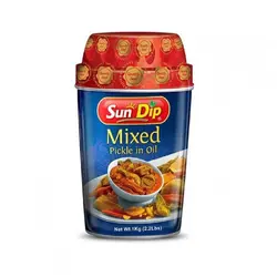 خرید و قیمت ترشی انبه مخلوط سندیپ 1 کیلویی - فروشگاه سالیکا