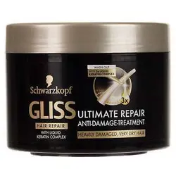 ماسک مو ترمیم کننده موهای خشک و آسیب دیده گلیس سری Hair Repair مدل Ultimate Repair حجم 200 میلی لیتر - فروشگاه اینترنتی سالیکا