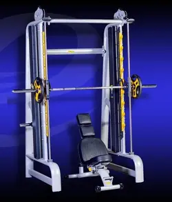 دستگاه بدنسازی Energyfull مدل اسمیت کمک دار وزنه آزاد