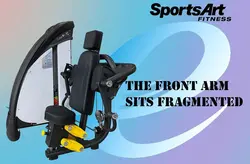 دستگاه بدنسازی Energyfull مدل جلو بازو تکیه دار ماشین اسپرت آرت