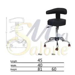 صندلی تابوره آرایشگاهی کد 752