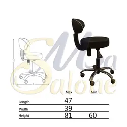 صندلی تابوره آرایشگاهی کد 753