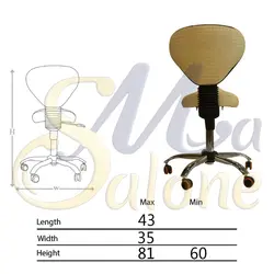 صندلی تابوره آرایشگاهی کد 759