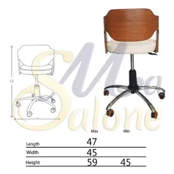 صندلی تابوره آرایشگاهی کد 780
