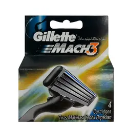 تیغ یدک ژیلت مدل مچ تری بسته 4 عددی