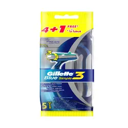 خود تراش ژیلت مدل BLUE 3 بسته 5 عددی