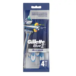 خود تراش ژیلت مدل Blue 2 Plus Maximim بسته 4 عددی