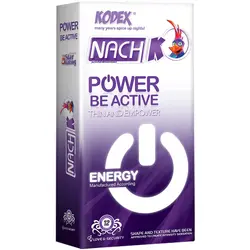 کاندوم کدکس مدل Power Be Active بسته 12 عددی