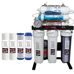 دستگاه تصفیه کننده آب آکوآکلیر  مدل  BLACK RADIX – 3100 به همراه بسته فیلتر 4 عددی