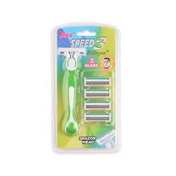 خود تراش مکس مدل MA-6555 به همراه تیغ یدک بسته 4 عددی