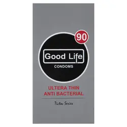 کاندوم گودلایف مدل Ultra Thin Anti Bacterial بسته 12 عددی