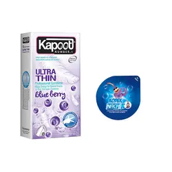 کاندوم کاپوت مدل ULTRA THIN بسته 12 عددی به همراه کاندوم ناچ کدکس مدل بلیسر