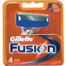 تیغ یدک ژیلت مدل Fusion بسته 4 عددی