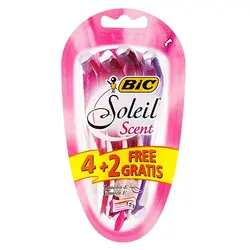 خود تراش 6 عددی بیک مدل Soleil Scent