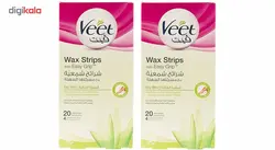 پک نوار موبر بدن ویت مخصوص پوست خشک بسته 2 عددی