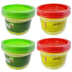 موم سرد پروین مدل A and H حجم 300 گرم مجموعه 4 عددی