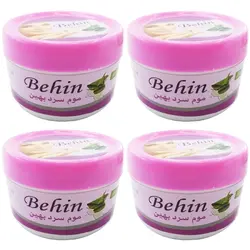موم سرد بهین مدل ALOEVERA حجم300 میلی لیتر بسته 4 عددی