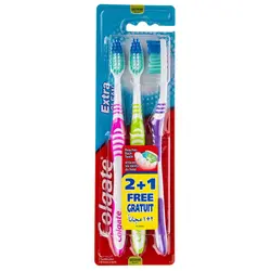 پک مسواک کلگیت مدل Extra Clean بسته 3 عددی