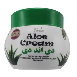 کرم مرطوب کننده دی اند دی مدل آلوئه ورا حجم 180 میلی لیتر