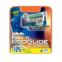 تیغ یدک ژیلت مدل Fusion Proglide بسته 4 عددی