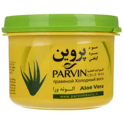 موم سرد پروین مدل Aloevera حجم 750 گرم                             Parvin Aloevera Cold Wax 750gr