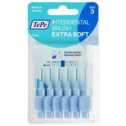 مسواک بین دندانی تپه مدل Extra Soft سایز 3                             Tepe Extra Soft Interdental Brush Size 3