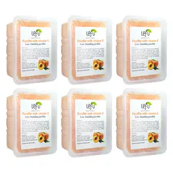 پارافین لفو مدل Peach حجم 500 میلی لیتر مجموعه 6 عددی